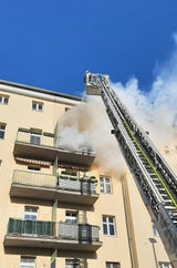 Feuer in Wien Leopoldstadt