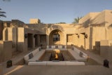 Feuerstelle im Wüstenresort Bab Al Shams.&nbsp;