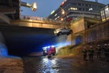 Unfall Wienfluss Litfaßsäule