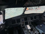 AUA Jet Hagel Kabine