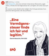 SPÖ wirbt jetzt mit Didi Mateschitz.