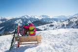 Panoramablick auf majestätische Goldberge im Skigebiet des Raurisertals. 