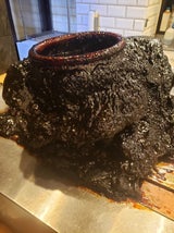 Restaurant kocht mit Topf, der 60 Jahre nicht abgewaschen wurde