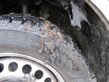 Polizeiauto angezündet