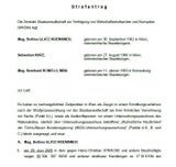 Faksimile der Kurz-Anklage