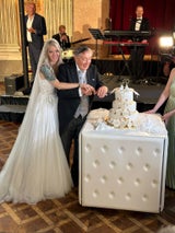 Anschnitt Hochzeitstorte
