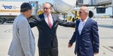 Kamran Ghaderi und Massud Mossaheb mit Außenminister Alexander Schallenberg