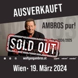 Ambros: Geburtstagskonzert ist bereits ausverkauft