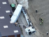 Zwei schwere Lkw-Unfälle forderten die Einsatzkräfte