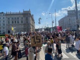 Klima-Protest in Wien