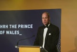 Prinz William bei seiner Rede