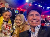 Richard Lugner mit Iva Schell und Heribert Kasper