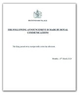 Falschmeldung Tod von König Charles