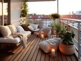 Den Balkon besonders gemütlich gestalten: So gelingt's!