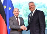 Nehammer empfängt deutschen Amtskollegen Scholz in Salzburg