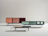 Die Kollektion Semiton von Arper bietet vielseitige Möglichkeiten. Das Sideboard oder Highboard kann problemlos erweitert werden.&nbsp;