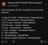 AC/DC: Sind das die geheimen Wien-Daten?