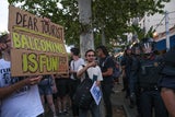 Barcelona im Chaos: Protest mit Wasserspritzen-Attacken gegen Touristen