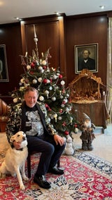Für Richard Lugner war der Christbaum immer wichtig.