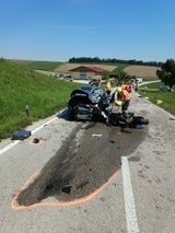 Biker Frontal Crash