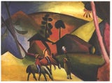 "Indianer auf Pferden" von August Macke