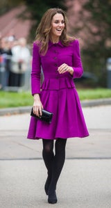 Für einen modischen Hingucker sorgte Kate mit diesem farbenfrohen Outfit.