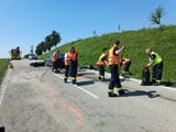 Biker Frontal Crash