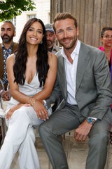 Amira Pocher und ihr neuer Freund Christian Düren bei der Fashion Show in Potsdam