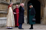 Ostern - König Charles und Königin Camilla besuchten Gottesdienst