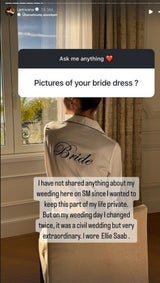 Ivana bei den Vorbereitungen für die Hochzeit. Die Frisur versteckt sie
