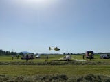 Bruchlandung Kleinflugzeug abgestürzt
