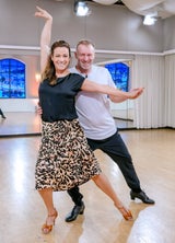 Stefan Koubek mit Manuela Stöckl
