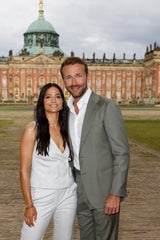 Amira Pocher und ihr neuer Freund Christian Düren bei der Fashion Show in Potsdam
