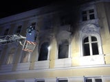 Spektakulärer Zimmerbrand in Wien