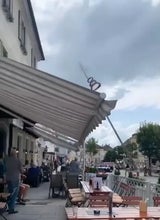 Maibaum umgestürzt