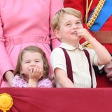 Kate William Queen George Charlotte Trooping the Color 2017