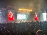 US-Rapper Macklemore bei seinem Auftritt am Frequency Festival 2023