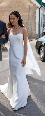 Clivia Treidl im Brautkleid