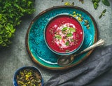Rote-Rübe-Suppe.