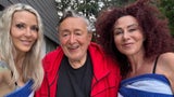 Simone, Richard und Christina Lugner