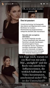 Martina Kaiser hat erneut gegen die Instagram-Richtlinien verstoßen&nbsp;