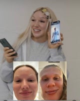 Die Rapperin kann ihr Glück kaum fassen. 