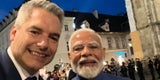 Nehammer-Selfie mit Indiens Premier Modi
