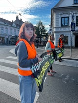 "Letzte Generation" protestiert in Graz