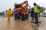 Schwere Unwetter in Volos, Zentralgriechenland.
