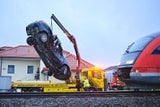 Zug-Unfall in Schalchen