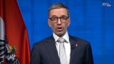 Herbert Kickl (FPÖ) in einer Videobotschaft zum Nationalfeiertag 2023