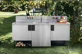 Das ganze Jahr draußen kochen – die modulare Outdoor-Küche Àtria von Abimis macht es möglich.