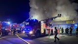 Großbrand: Billa-Filiale in Breitenfurt bei Wien in Flammen