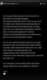 Große Sorge um Lena: Jetzt sagt sie das nächste Konzert ab